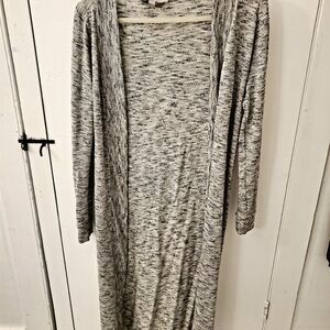 LOFT Heathered Knit Cardigan